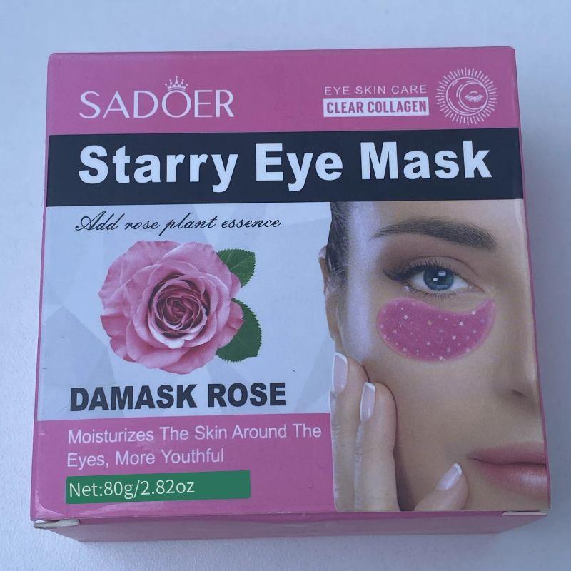 1 Box 2 Boxes, Rose Starry Sky Eye Mask, 60pcs 30Pairs Per Box, Moisturizing And Firming Eye Skin