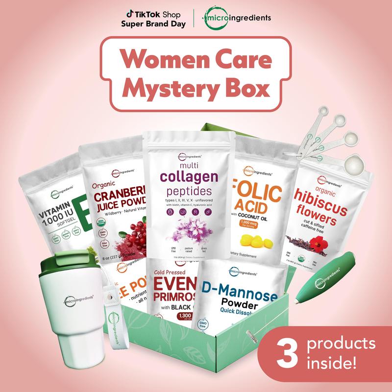 Micro Ingredients Women Care Mystery Box Body Care Organic Body Care Organic