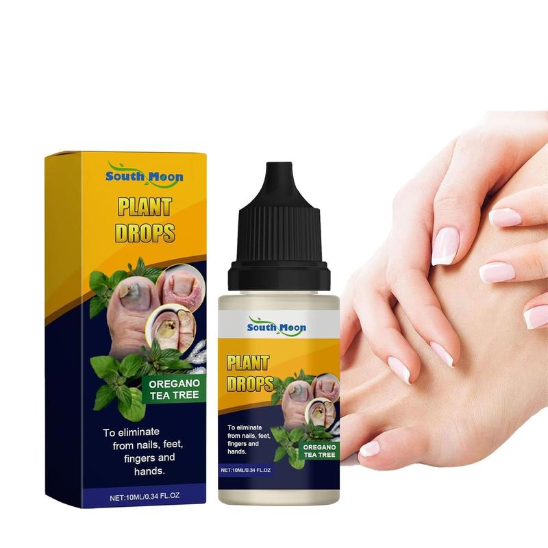 [BUY 1 GET 1 FREE]South Moon Plant Drops Nail Fungus Moisturizer with Oregano Tea Tree Oil for Nail Care Nail Art Manicure