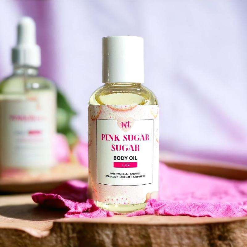 Pink sugar sugar Body Oil Hydrating women unisex cruelty free Body Care Moisturizing Scented Moisturize Comfort Moisture Moisturizer Cosmetic Aroma