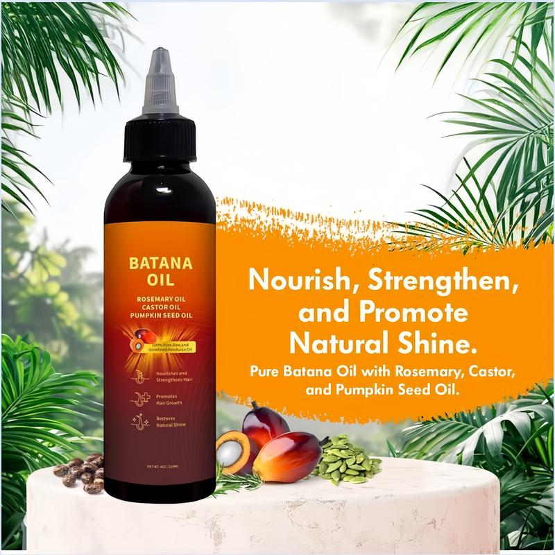 Batana Oil for Hair Health --Beauty All-in-One Liquid Batana Oil(5 oz.)-100% Pure and Unrefined Honduran Oil with Rosemary, Castor, &Pumpkin Seed Oil-For Scalp and Hair Health