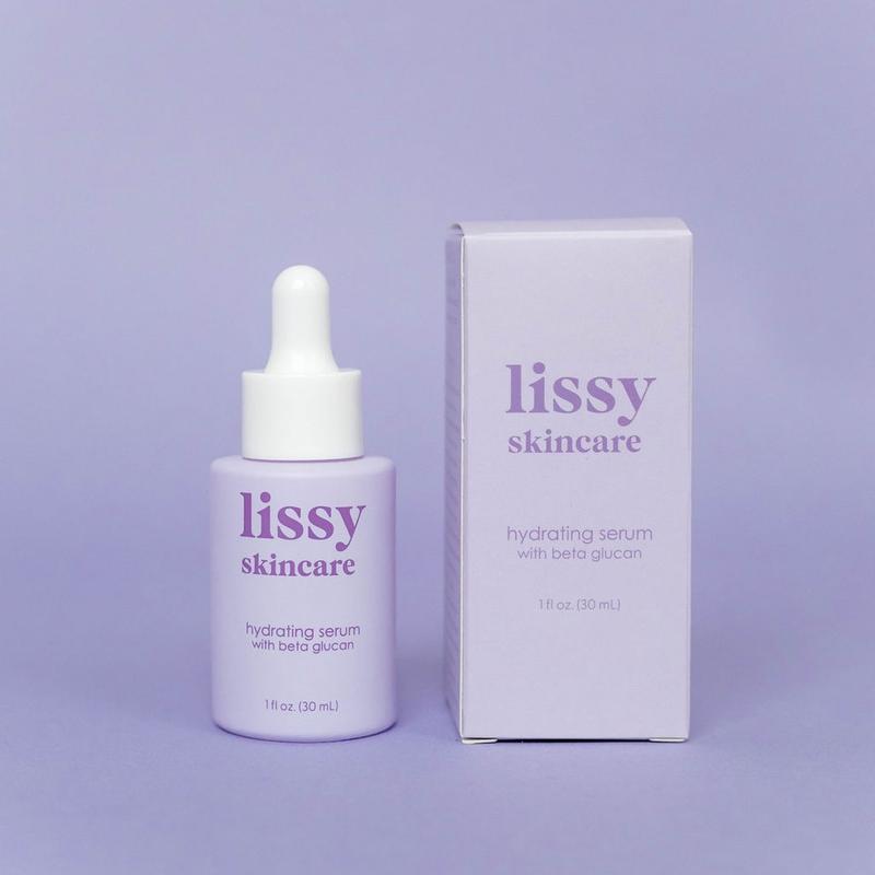 Lissy Skincare Hydrating Serum with Beta Glucan Hyaluronic Hyaluronic Acid Repairing Skin Repair Hydrate Moisturizing Moisture Comfort Moisturizer Moisturize