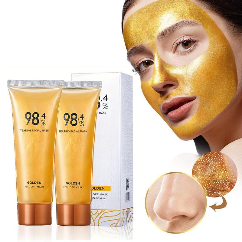 Tearing Facial Mask, 2.82oz Each, Firms Skin For A Youthful Glow - Moisturizing Formula For Dry, Dull Skin - Evens Skin Tone And Restores Radiance - Suitable For All Skin Types