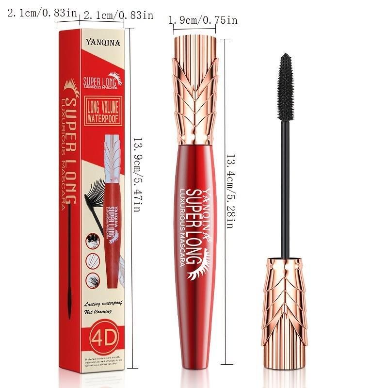 Natural Curl Waterproof Mascara, Long Lasting Eyelash Extensions Volume Building Mascara, Lengthening Volumizing Styling Defining Multiplying Curling Mascara