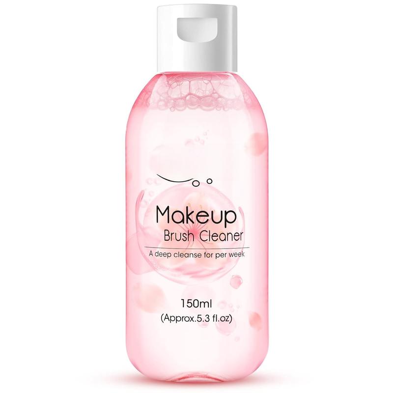 Makeup Brush Cleaner, Make Up Brush Cleansers Solution, Makeup Cleaner for Makeup Brushes, Beauty Sponge, Powder Puff, Deep Clean Brush Shampoo, Gentle Formula Cruelty Free 5.3 FL.OZ