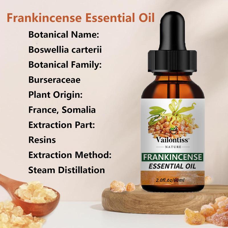 Frankincense Skin Care Essential Oil, Moisturizing Massage Essential Oil for Body Hair Nail, Nourishing Skin Care Products for Women