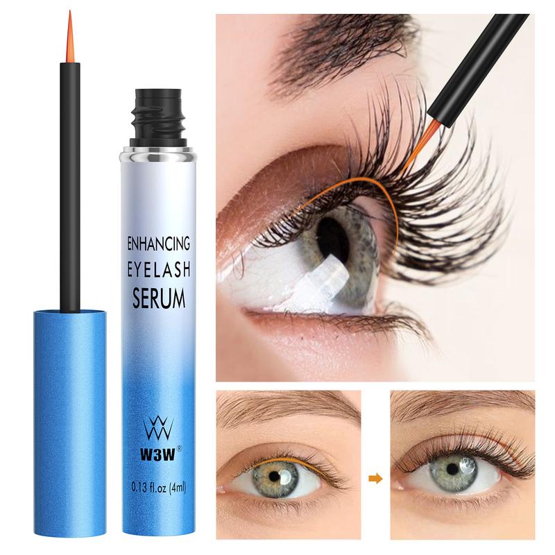 Eyelash serum lengthens, curls, thickens, and lengthens, transparent color, non-irritating, non-allergic, cross-border makeup