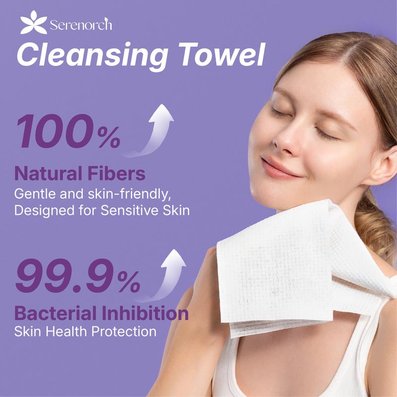 Disposable Face Towels 100 Count, 10