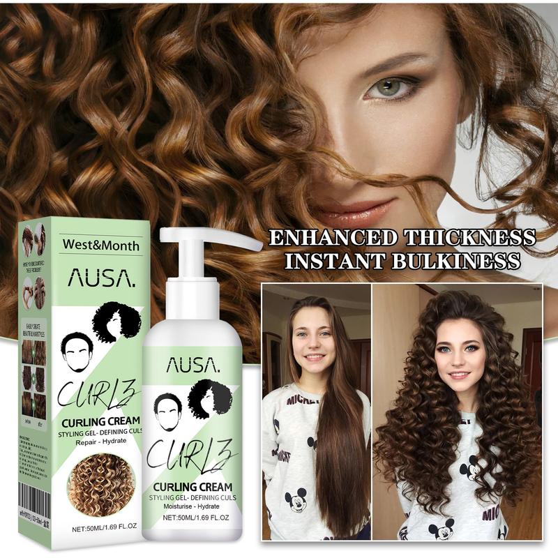 Curly Elastin Moisturizing curls set fluffy stretch strong hair and soothe frizz