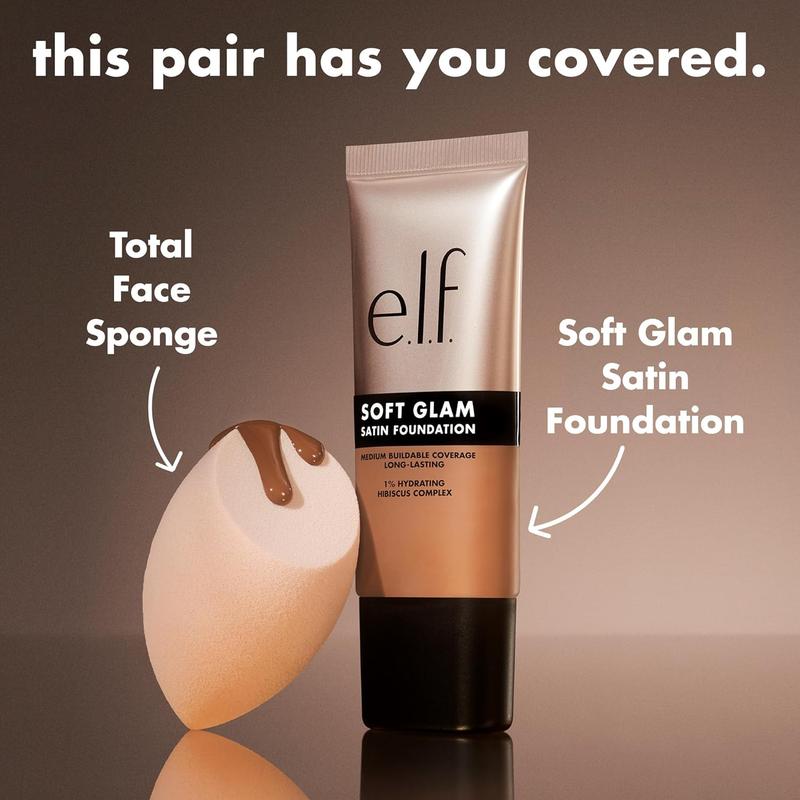 e.l.f. Soft Glam Foundation, Medium Coverage, Long-Lasting & Buildable Foundation For A Smooth, Satin Finish, Vegan & Cruelty-Free, 25 Light Neutral