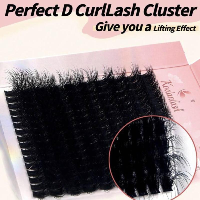 Fluffy False Eyelashes, 1 Box 10-18mm Natural Look Eyelash Extensions, Self Grafting Curl Eyelashes, Eyelash Extensions Kit, Eye Makeup Enhancement for Women & Girls, Christmas Gift