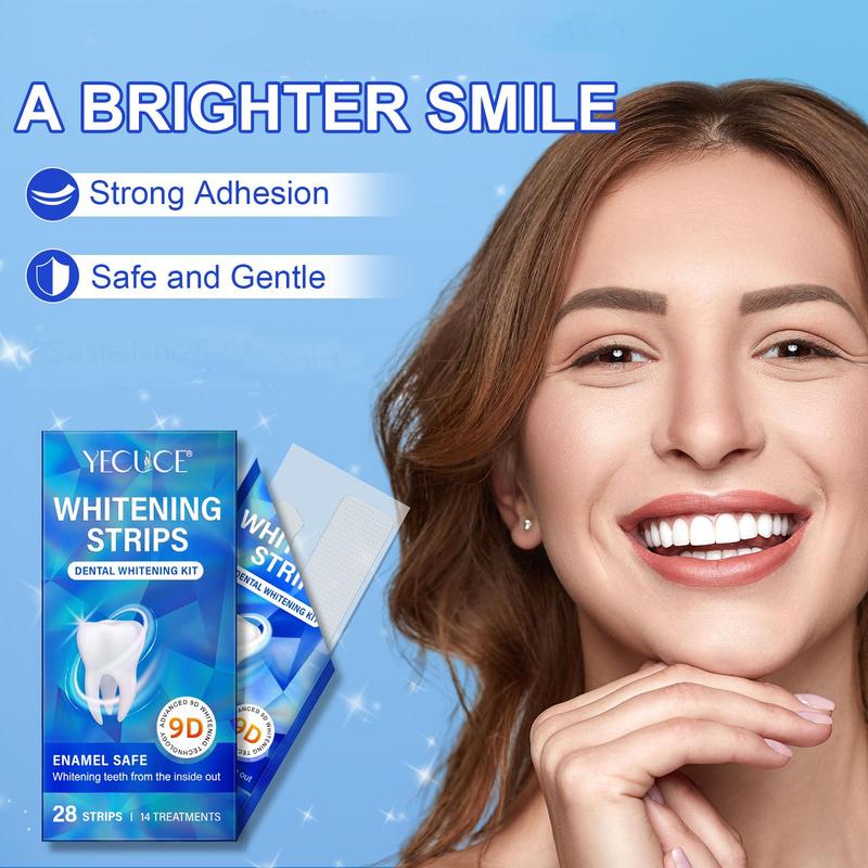 Teeth Brightening Strips, Teeth Polishing Strips, Oral Care Strips for Men & Women, Daily and Travel Oral Care Products, Christmas Gift