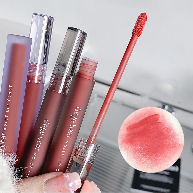 Matte Lip Gloss, Summer Easy Coloring Lip Sticks, Moisturizing Matte Lipstick, Suitable for All Occasions Lip Makeup, Girls and Women Makeup Accessories