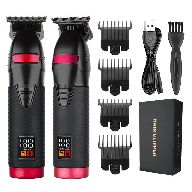 Rechargeable Hair Clipper Set, 1 Set Hair Clipper & Accessories, Professional Hair Trimmer Set, Salon, Barbershop, Hair Clipper Trimmer Neon Clipper