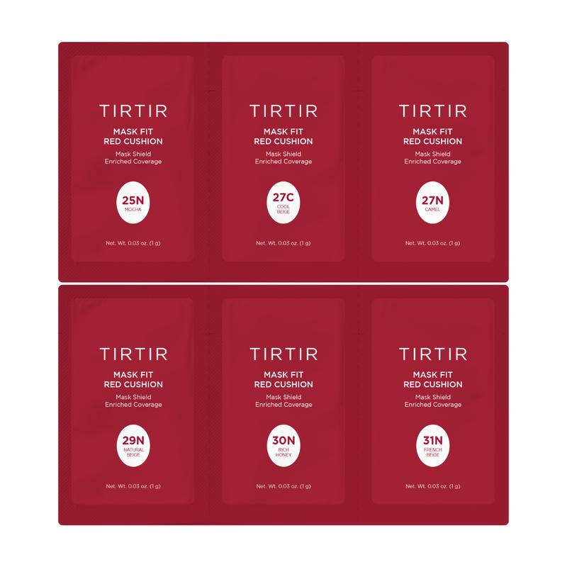 [TIRTIR Official Shop] Sachet - Mask Fit Red Cushion *Trial Kits* Concealer Foundation