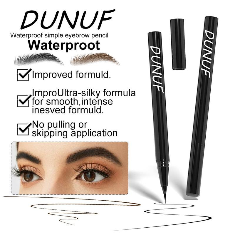 Long Lasting Waterproof Eyebrow Pencil, 1 Box Durable Sweat Proof Eyebrow Pen, Natural Eye Brow Makeup Tool for Women, Makeup Products, Christmas Gift