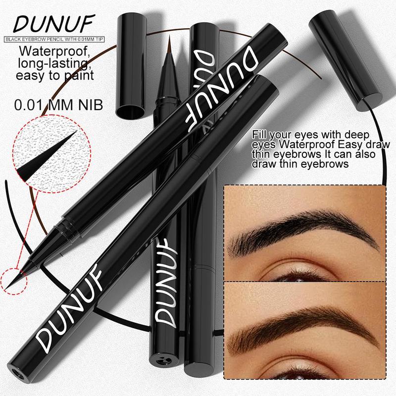 Long Lasting Waterproof Eyebrow Pencil, 1 Box Durable Sweat Proof Eyebrow Pen, Natural Eye Brow Makeup Tool for Women, Makeup Products, Christmas Gift