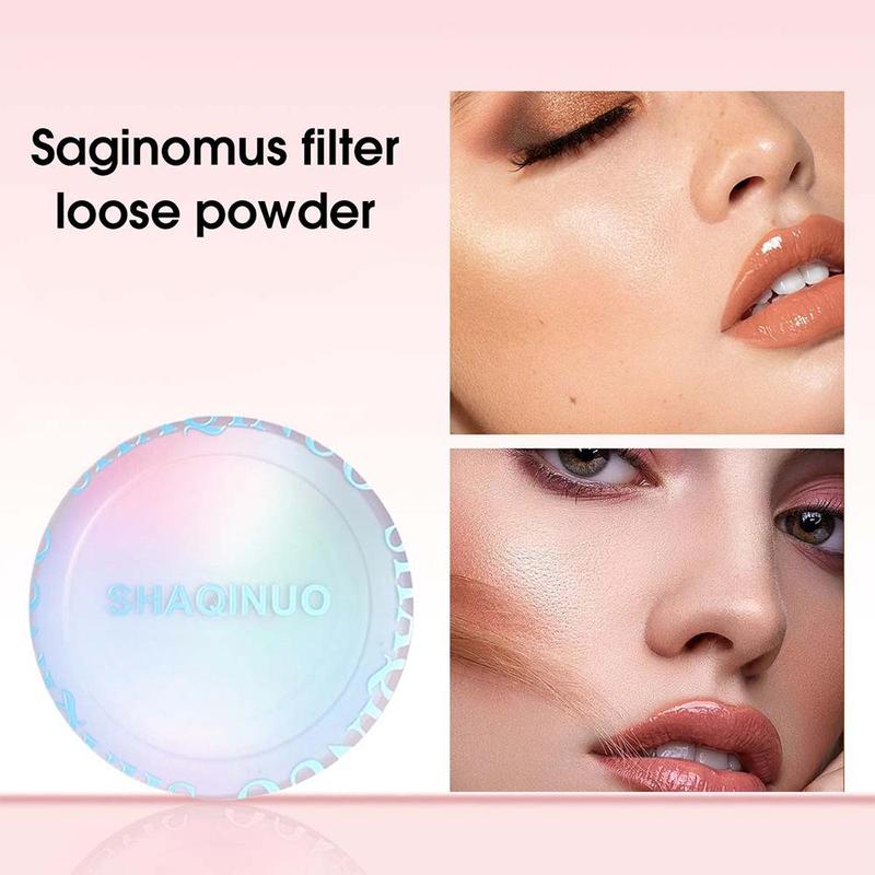 Filter Powder, 1 Count Matte Waterproof Long-lasting Makeup Control Oil Control Makeup Air Loose Powder, Cosmetic Accessories for Women