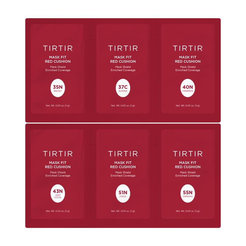 [TIRTIR Official Shop] Sachet - Mask Fit Red Cushion *Trial Kits* Concealer Foundation