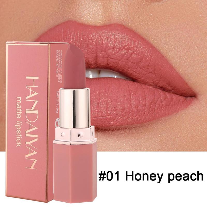 Moisturizing Lipstick, Long Lasting Hydrating Matte Lip Stain, Music Festival Makeup Essentials, Suitable for All Occasions Lip Makeup, Cosmetic Gift