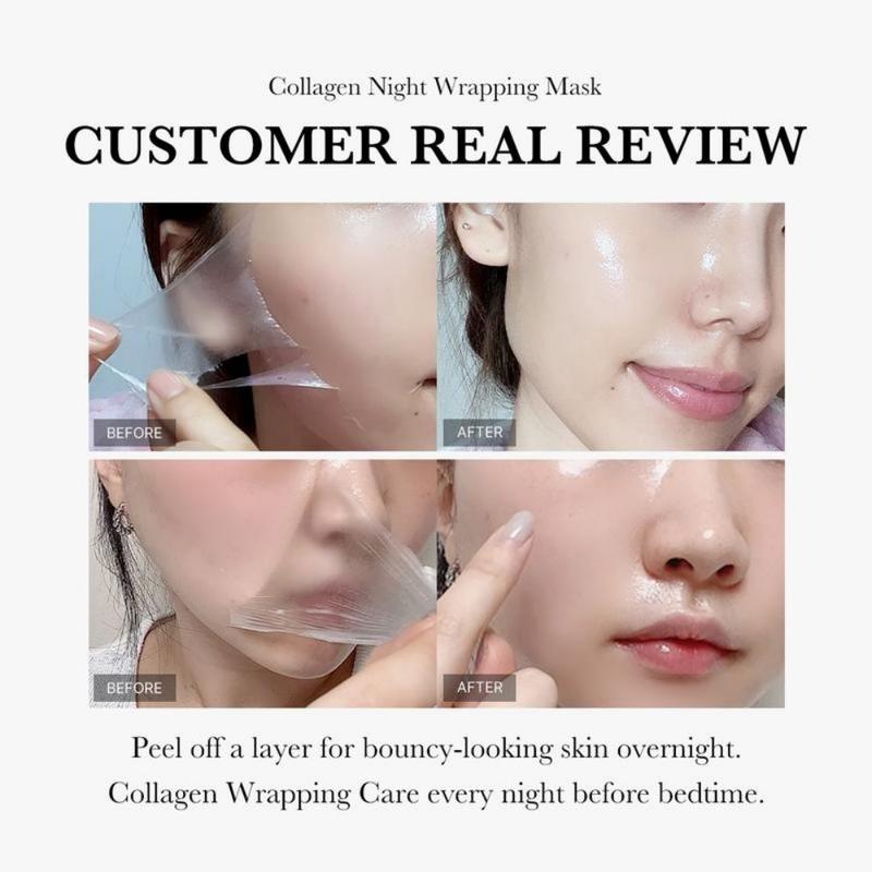 KOEC Collagen Night Wrapping Mask: SLEEP,SHED, AND GLOW!