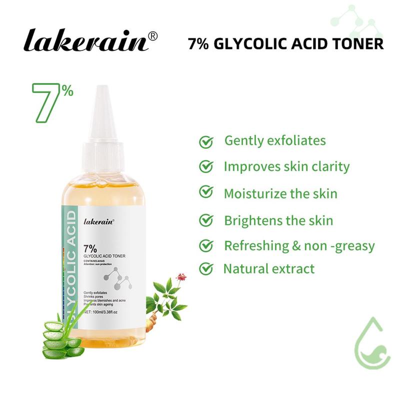 100ml Glycolic Acid Toner, Hydrating Toner, Moisturizing Skin Care Toner, Refreshing Skin Care Product for Women & Men, Skincare Products