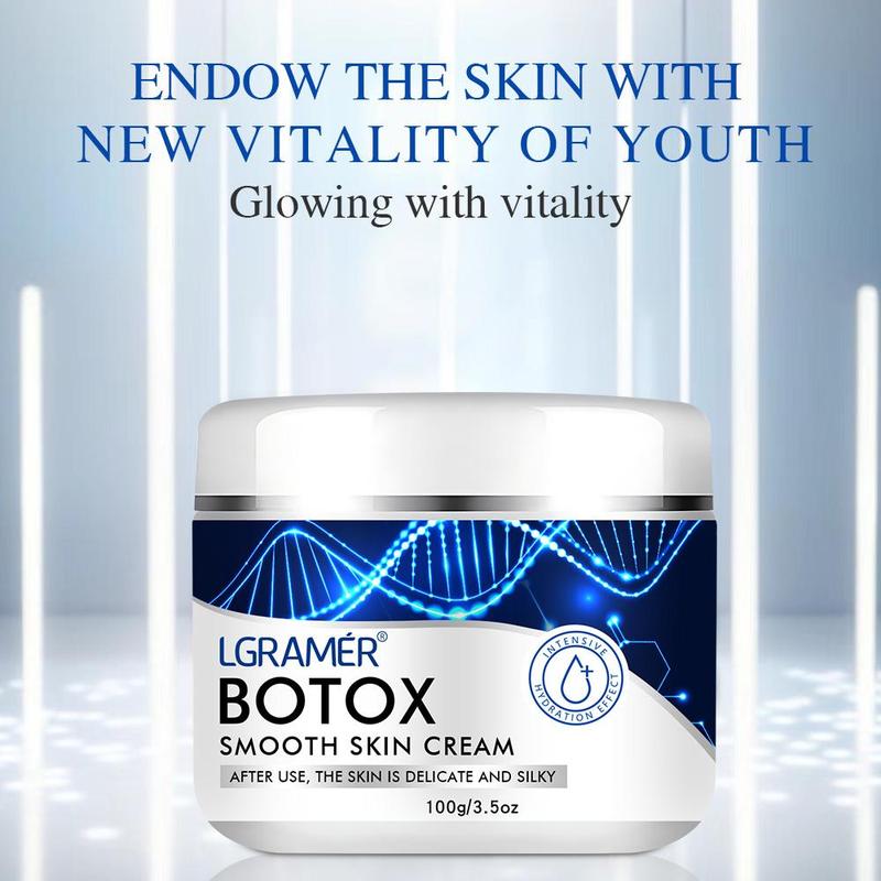 Botox Smooth Skin Cream, Moisturizing & Firming Skin Care Cream, Non-greasy Skin Care Product for All Skin Types Men and Women, Christmas Gift