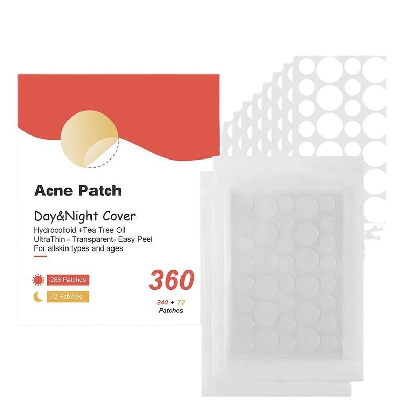 Hydrocolloid Acne Patch, 360pcs box Invisible Acne Cover Patches, Gentle Non-irritating Acne Patches, Skin Care Products for Daily Use