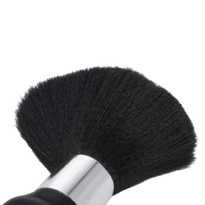 Barber Neck Brush, Soft Neck Duster Brush, Hair Cleaning Sweeping Duster with Plastic Handle Grip, Hair Styling Tool for Home Salon, Christmas Gift