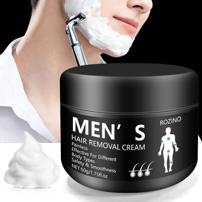 Gentle & Non-irritating Men's Hair Removal Cream, Comfort Facial & Body Hair Removal Cream, Hair Remover, Hair Removal Supplies