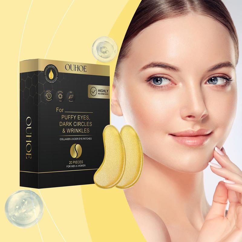 Ouhoe Golden Firming Eye Mask | Gentle Nourishment, Boosts Skin Elasticity, Revitalizes the Eye Area