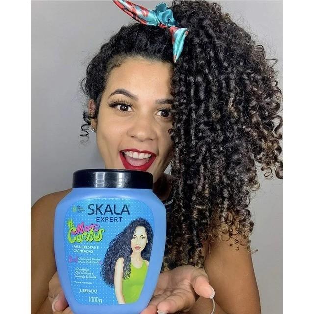 2 in 1 SKALA for Curly Hair Super Curly Treatment Cream for Hair 3ABC Great for hair growth strength repair glow volume Hydrate Conditioner Shampoo