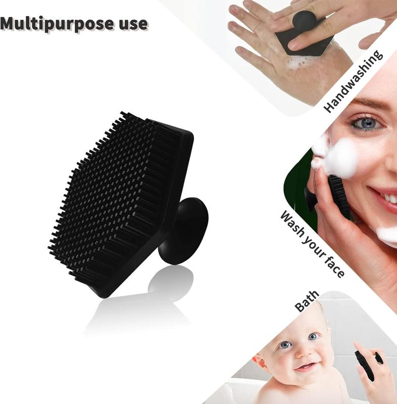 Soft Silicone Facial Cleansing Brush And Massager, Pore Cleaning Face Massage Scrubber, Gentle Exfoliation Blackhead Removal Makeup Remover With Soft Bristles, Dead Skin & Dryness Eliminator