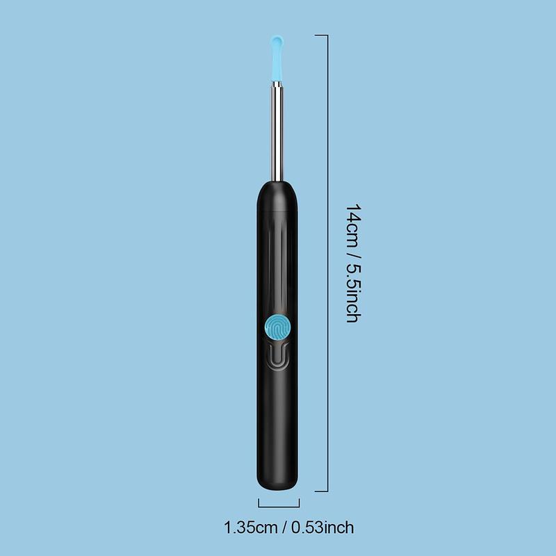 Intelligent Visual Ear Scoop Ear Wax Removal Tool, 1 Box Ear Wax Remover with Ear Tips &  Ear Pick Tools, Ear Wax Removal Kit for Adults