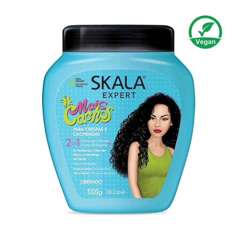 2 in 1 SKALA for Curly Hair Super Curly Treatment Cream for Hair 3ABC Great for hair growth strength repair glow volume Hydrate Conditioner Shampoo