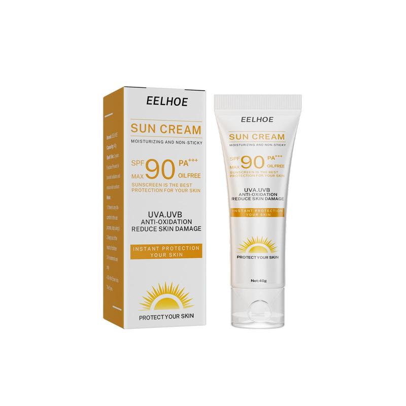 Moisturizing Sun Cream, Lightweight and Non-greasy Sun Care Lotion, Face and Body Sunscreen, Suitable for Women and Men All Skin Types