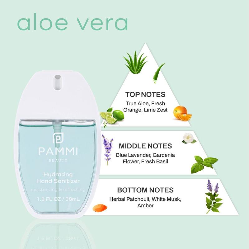 Pammi Beauty-Hydrating Hand Sanitizer Aloe Vera Aloevera spray sanitizer