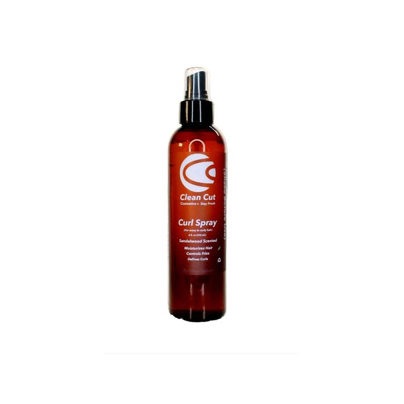 Hand-Blended All-Natural Curl Enhancing Spray by Clean Cut Cosmetics with Moroccan Argan Oil, Aloe, and Vitamin E