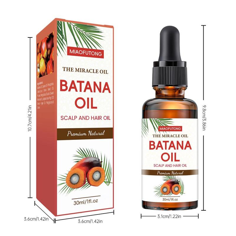 Batana Oil Set, 3 Counts Scalp Moisturizing Hair Oil, Hair Care Products, Hair Strengthening Serum, Hair Smoothing Oil, Hair Care Essential Oil