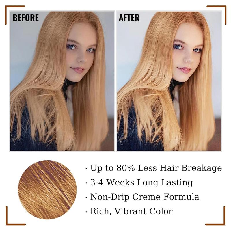 3-in-1 Blonde Brown Hair Dye Shampoo - Instant Coloring, Long-Lasting Natural Brown, Herbal Ingredients, Suitable for Men and Women Haircare