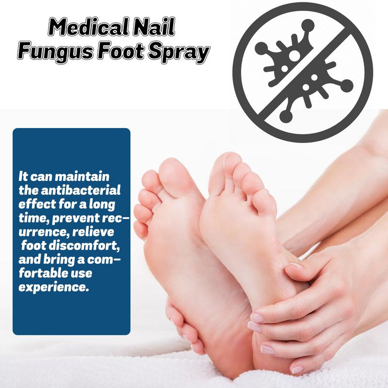 Nail Fungus Foot Spray Repair Thickened Gray Nails Rotten Nails Foot Moisturizing Clean Nail Care