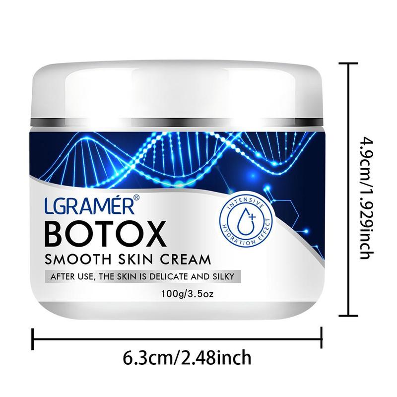 Botox Smooth Skin Cream, Moisturizing & Firming Skin Care Cream, Non-greasy Skin Care Product for All Skin Types Men and Women, Christmas Gift