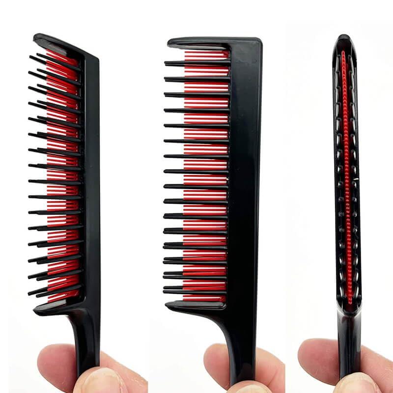 Hair Comb for Women, Triple Teasing Comb for Fine Hair - 8.27 IN, Hair Styling  Comb, Tease Comb for Hair Volume and Sectioning