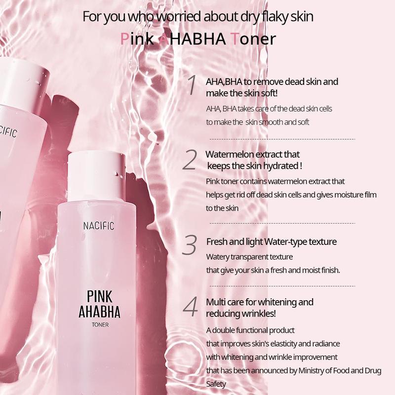 NACIFIC Pink Aha bha Toner 150ML Acne Skin Repair Skincare