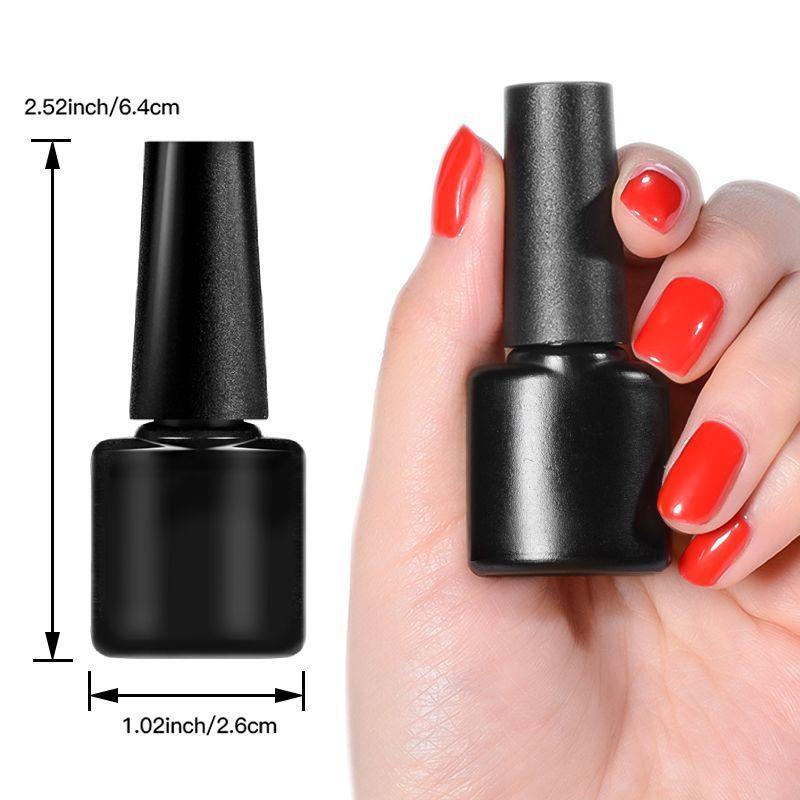 Nail Gel Set, 4 Counts set Nail Bonding Primer & Base Gel & No-wipe Top Coat & Matte Top Coat, for Nail Salon and Home Use