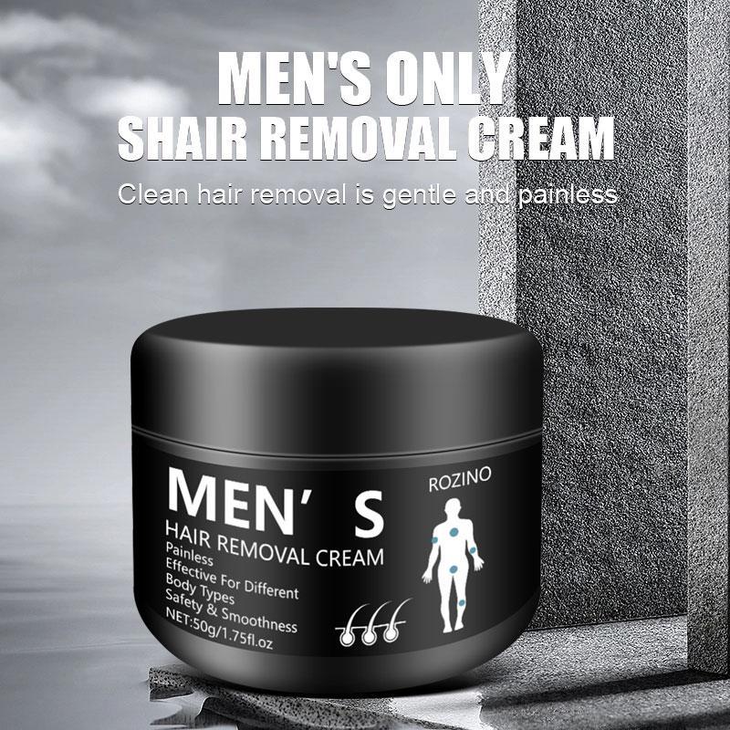 Gentle & Non-irritating Men's Hair Removal Cream, Comfort Facial & Body Hair Removal Cream, Hair Remover, Hair Removal Supplies