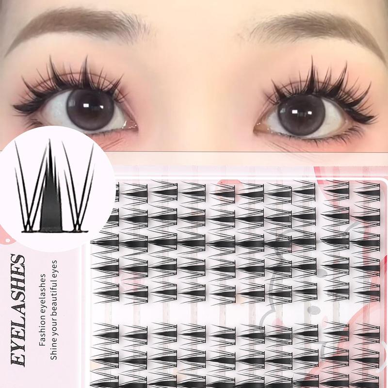 Natural Look Eyelash Extensions, 1 Box Individual False Eyelashes, DIY Self Grafting Curl Eyelashes, Eye Makeup Enhancement False Eyelashes for Women & Girls