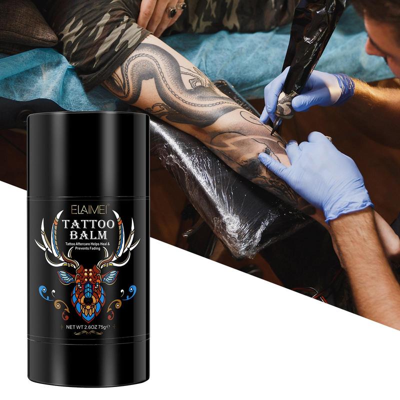 Tattoo Color Protection Balm, 2 Boxes Tattoo Care Stick, Restores Old Tattoo, Soothing and Moisturizing Tattoo Butter for Men and Women