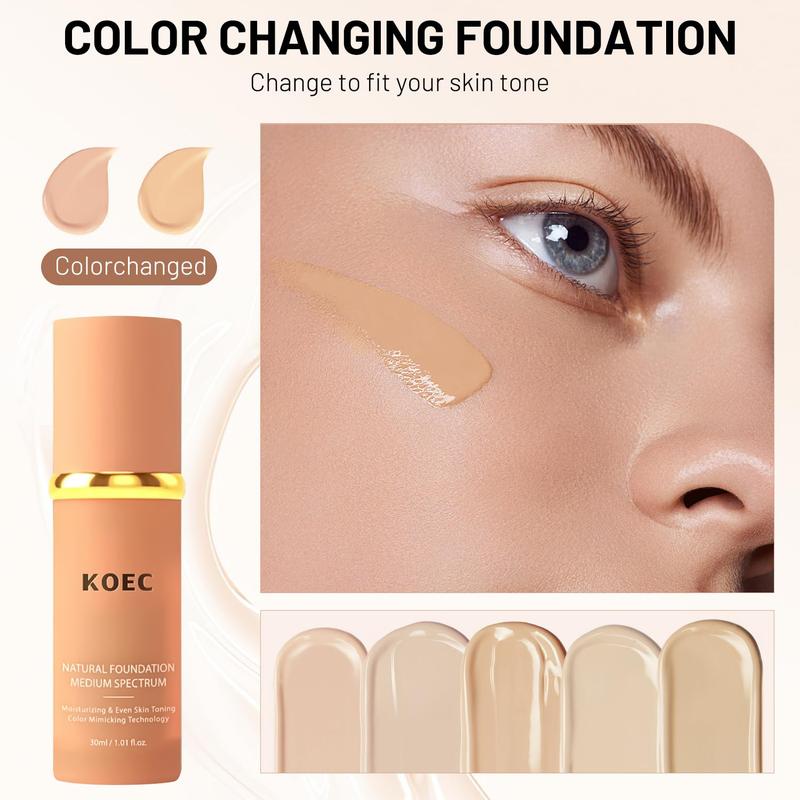 Fast 4 In 1 Foundation, Concealer, Coverage Medlium Shade For Compiete Makeup Look Long Wear Foundation Cosmetic Concealer Foundation Long Lasting Makeup Base Fragrance Lightweight