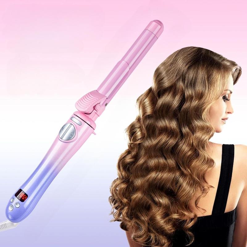 Automatic Curling Iron, 1 Box Electric Hair Curler with Temperature Display, Ceramic Heat Hair Curling Iron, Hair Styling Tool for Women